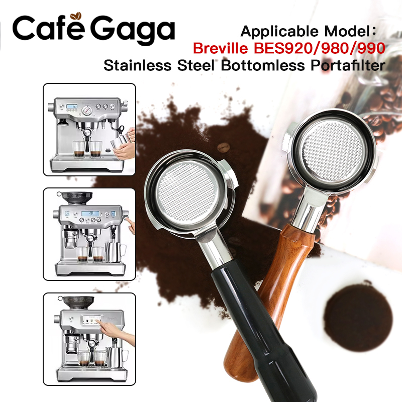 Naked Portafilter Bottomless - Porte-filtre sans fond série Breville 9,