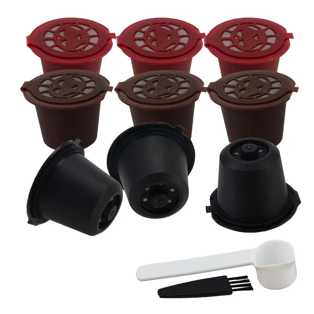 Coffee Equipment Set - Capsules de café réutilisables, tasse avec
