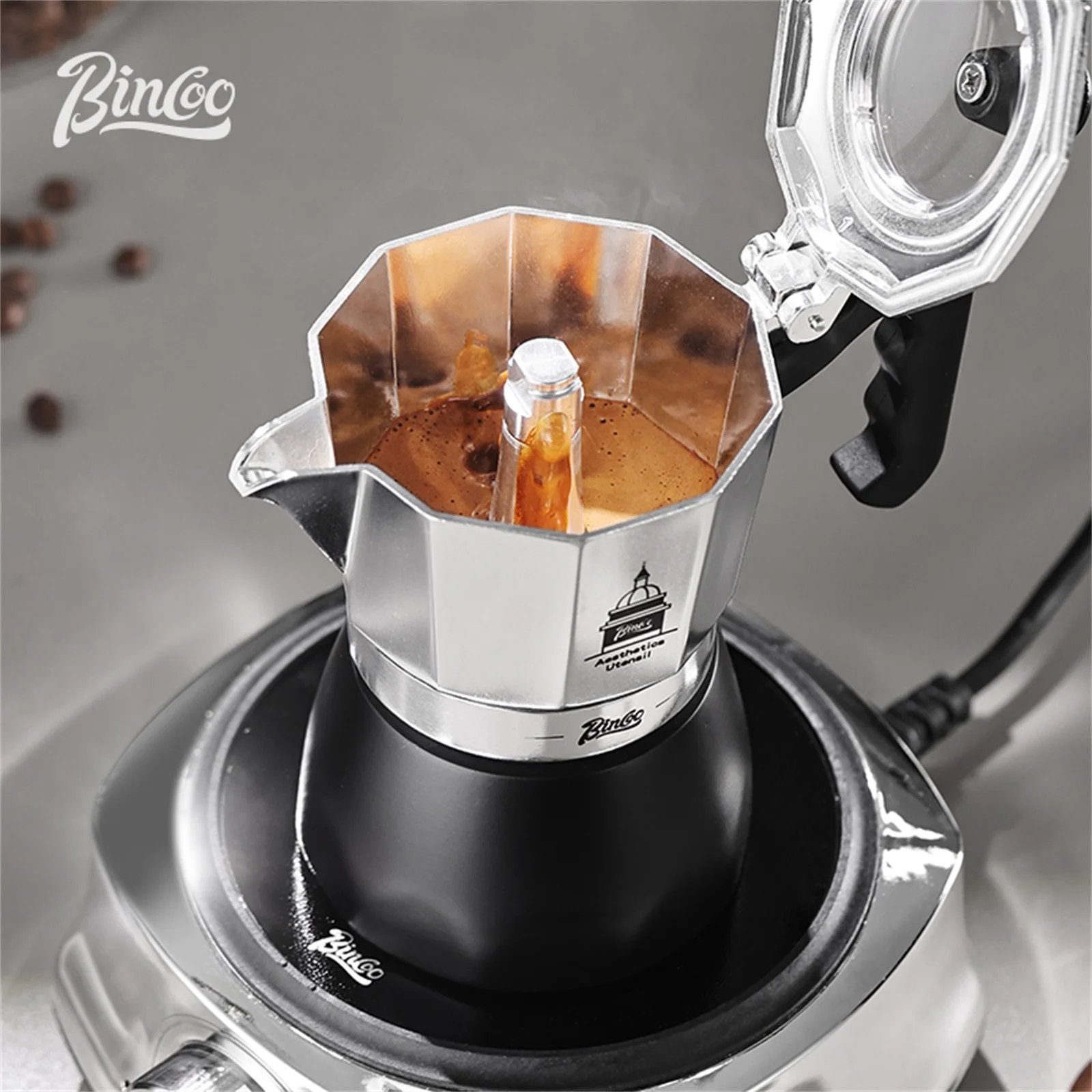 BINCOO Pot Moka à Double Valve - Hero Coffee Equipment avis et prix