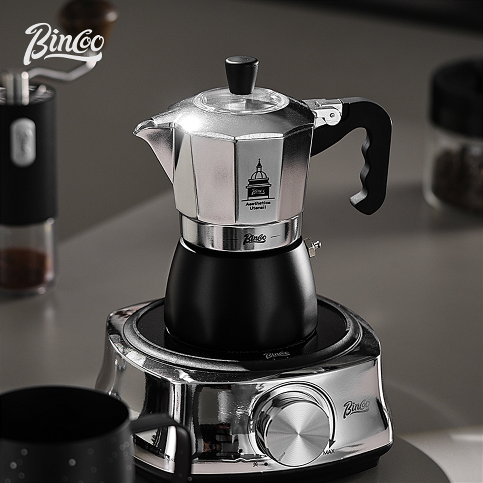 BINCOO Pot Moka à Double Valve - Hero Coffee Equipment avis et prix