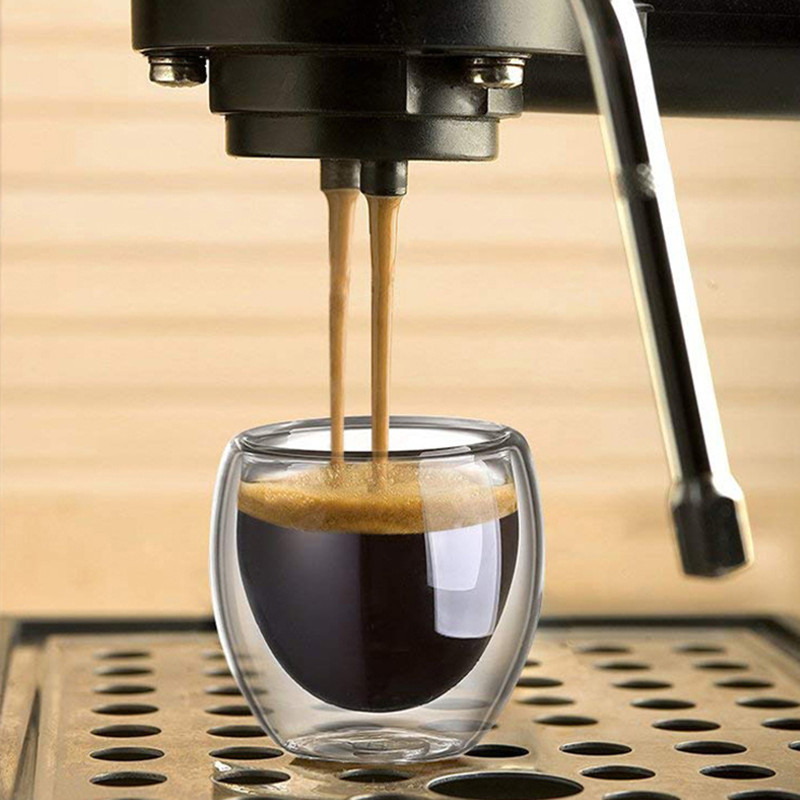 Tasses à café en verre à doubl - Coffee Equipment Set avis et prix