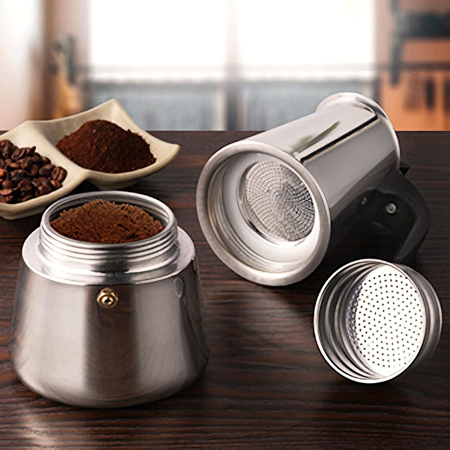 4/6/9 Tasses Moka Pot Caffe Ma - Coffee Equipment Set avis et prix