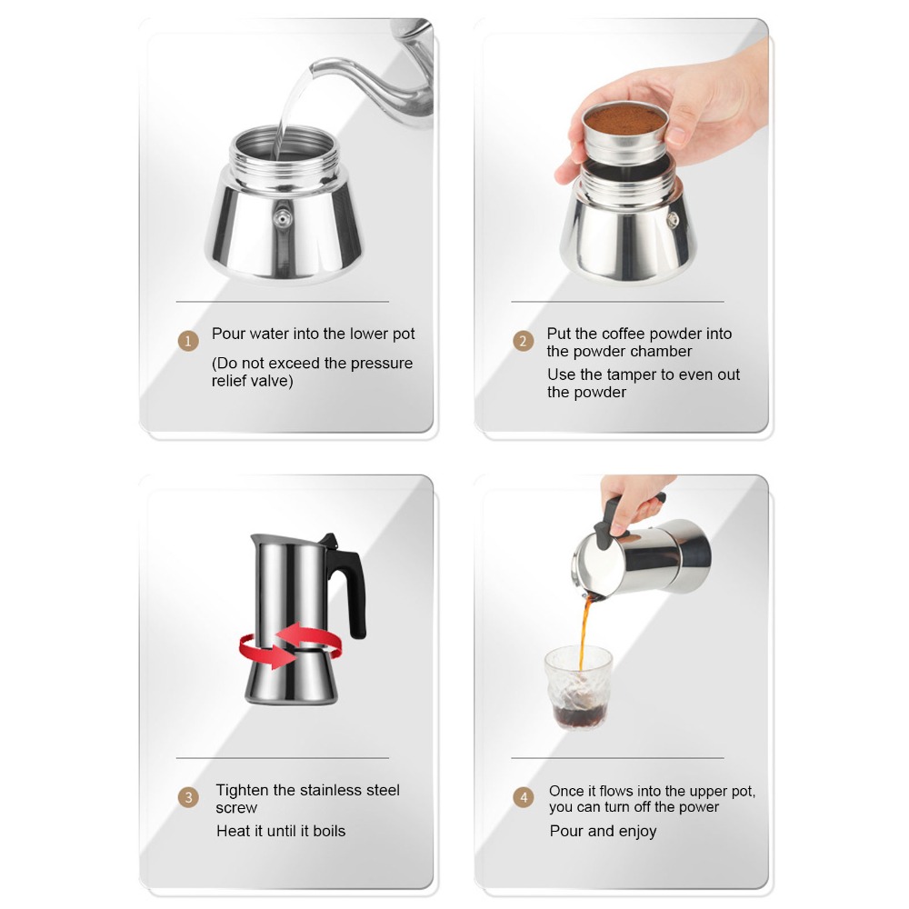 Cafetière Moka en acier inoxyd - Hero Coffee Equipment avis et prix
